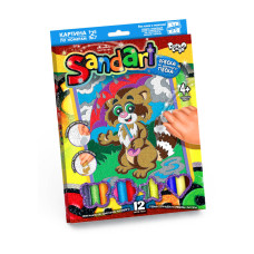Набір для творчості Danko Toys Фреска із піску SandArt Єнот (укр.) (SA-01-02)
