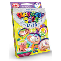 Набір для творчості Danko Toys Мило пластилінове Play Clay Soap 4 кол. (укр) (PCS-02-03U)
