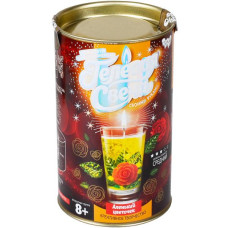 Набір для творчості Danko Toys Гелева свічка Червона квіточка маленький (GS-01-06)