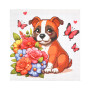 Набір для творчості Strateg вишивка хрестиком Песик 30х30 (AX-301)