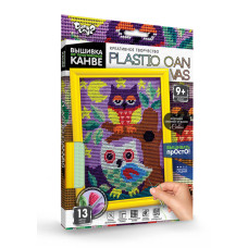 Набір для творчості Danko Toys Вишивка на пластиковій канві PLASTIC CANVAS сови (PC-01-01)