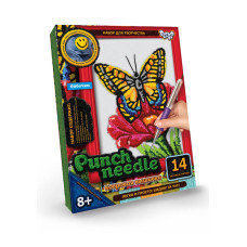 Килимова вишивка Danko Toys Punch Needle Метелик (рос.) (PN-01-08)