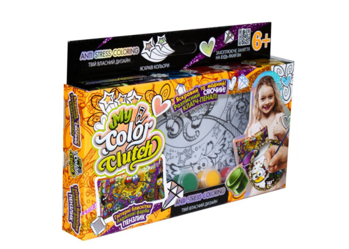 Набір для творчості Danko Toys My Color Clutch Пенал Пара сов (CCL-01-06U)