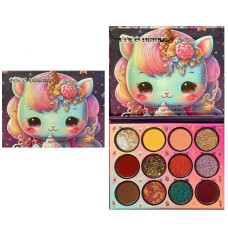 Косметика Coco Urban палетка для макіяжу Єдиноріг (2765/66/67ED)