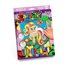 Набір для творчості Danko Toys Фреска із піску SandArt Поні (укр.) (SA-01-04)