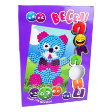 Набір для творчості Стратег Веселі помпони - ведмедик (укр.) (30997)