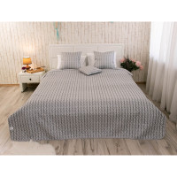 Покривало 150х212 мікрофайбер Р360.52_Grey Braid в пакеті