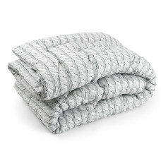 Ковдра 200х220 поліестер силікон Р322.52_Grey Braid