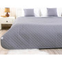 Покривало 150х212 "Grey" темно сірий + світло сірий