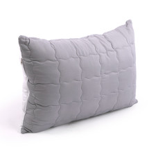 Подушка 50х70 силіконова на блискавці 310.52_Grey White