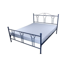 Простирадло 175х215 бязь набивна блакитна смужка