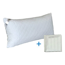 Подушка 40х80 силіконова «Spanish style» в комплекті з сатиновою наволочкою.