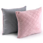 Подушка 40х40 декоративна 311.55_Pink and Grey ромб
