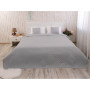 Покривало 150х212 "Grey" сірий + світло сірий