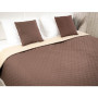 Покривало 220х240 "Chocolate" шоколадно-бежеве