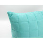 Подушка 50х70 силіконова стьобана на блискавці Mint