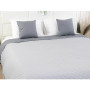 Покривало 220х240 "Grey" світло сірий+темно сірий