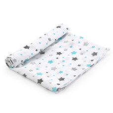 Пелюшка ситець 95*110 Зірочки блакитні