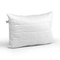 Подушка 50х70 силіконова стьобана Warm Silver