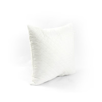 Подушка 70х70 силіконова стьобана на блискавці "Ромб"