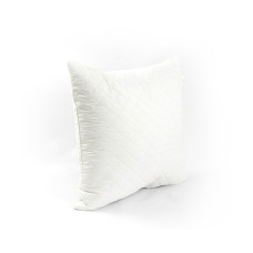 Подушка 70х70 силіконова стьобана на блискавці "Ромб"