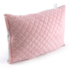 Чохол на подушку велюр 50х70 382.55_Pink and Grey ромб