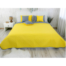 Покривало 150х212 мікрофайбер 360.52У_Yellow Grey
