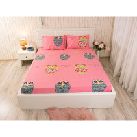 Простирадло 200х220 сатин набивний 82.137_Owl