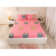 Простирадло 200х220 сатин набивний 82.137_Owl