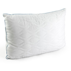 Подушка 50х70 силіконова стьобана на блискавці 310.52_Wave Руно