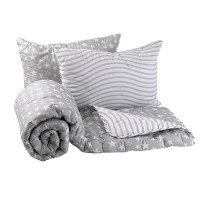 Набір ковдра 200х220 + 2 подушки 50х70 силіконові "Star"