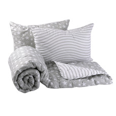 Набір ковдра 200х220 + 2 подушки 50х70 силіконові "Star"