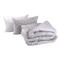 Набір ковдра 200х220 + 2 подушки 50х70 силіконові "Star Plus"