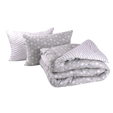 Набір ковдра 200х220 + 2 подушки 50х70 силіконові "Star Plus"