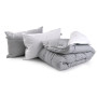 Ковдра 200х220 + подушка 50х70 (2шт.) 925.52_Grey White