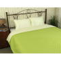 Покривало 220х240 мікрофайбер "Астурія" молочно-салатове