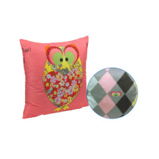 Подушка 50х50 силіконова "Owl Red"