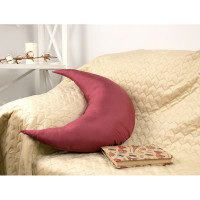 Подушка фігурна 312.52_Місяць_Бордовий