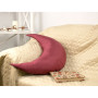 Подушка фігурна 312.52_Місяць_Бордовий