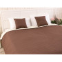 Покривало 220х240 мікрофайбер "Барселона" шоколадно-молочне