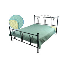 Покривало 212х240 "Ромб" блакитне