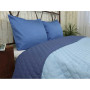 Покривало 220х240 мікрофайбер "Валенсія" блакитно-джинсове