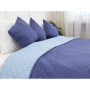 Покривало 220х240 мікрофайбер "Валенсія" блакитно-джинсове