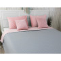 Покривало 150х220 велюр 360.55_Pink and Grey ромб