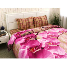 КПБ євро "20-1315Fuchsia" сатин набивний