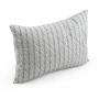 Подушка 50х70 силіконова стьобана на блискавці 310.52СМ_Grey Braid