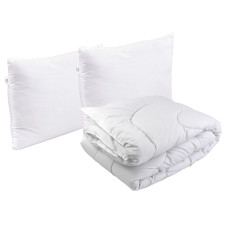 Набір ковдра 172х205 + 2 подушки 50*70 силіконовий