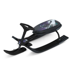 Дитячий снігокат із м'яким сидінням сноубордист чорний (MS1778-4)