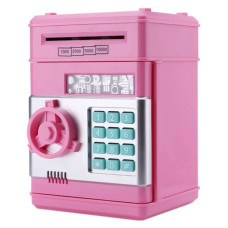 Скарбничка-сейф Number Bank з кодовим замком рожева (LS062PN)