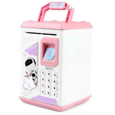 Скарбничка-сейф ROBOT BODYGUARD для особистих заощаджень рожева (K906PN)